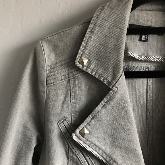 Gray Denim Jacket - Picture 2 of 5